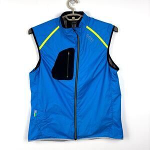 GORE Running Wear Windstopper Active Shell Vest Blue XL zip pockets